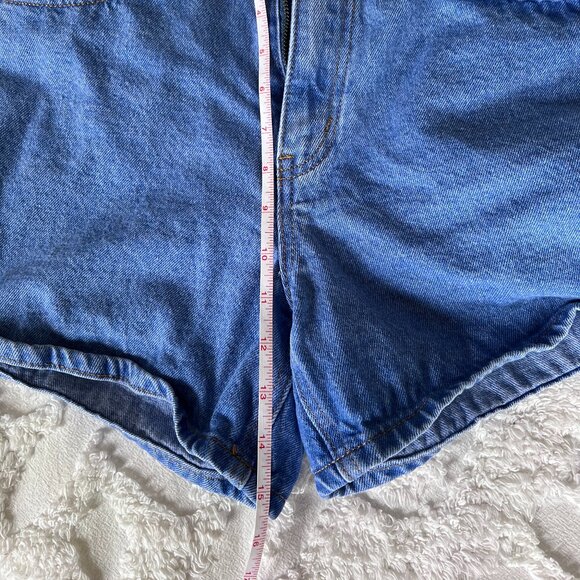 Princess Polly Swalla Shorts Blue Denim Size 4 - Picture 4 of 5